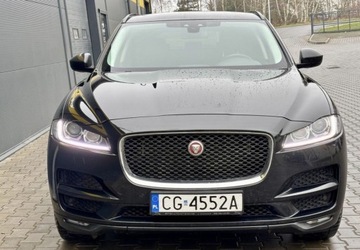 Jaguar F-Pace SUV 2.0 iD4 240KM 2018 Jaguar F-Pace Salon Polska Bezwypadkowy Wyposazenie Piekny Wyglad ZAMI, zdjęcie 10