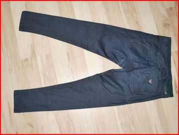 ORYGINALNE spodnie / ARMANI JEANS 121 / 31 / 30 elastan elastyczne cienkie