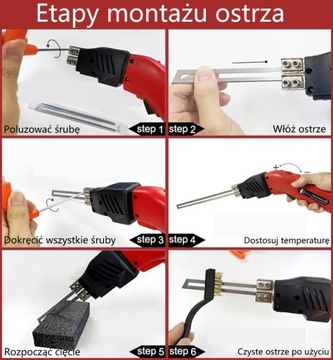 Profesjonalne elektryczne 250 piankowe W styropian