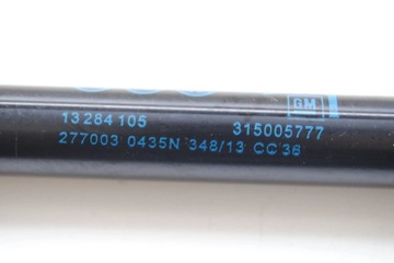 OPEL ASTRA J 2013 PRAVÁ STRANA TLUMIČ KRYT ZADNÍ KUFRU