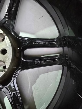 4× DISK HLINÍK MERCEDES-BENZ OE 7.5" X 18" 5X112 ET 52