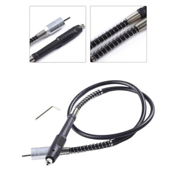 Гибкий вал шлифовального станка с патроном 3,2 мм с валом шлифовального станка L-образной формы