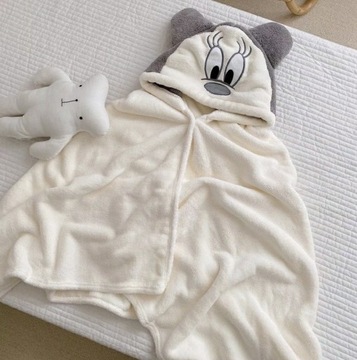 ПОЛОТЕНЦЕ С КАПЮШОНОМ 70Х140 ПОНЧО ДЛЯ КУПАНИЯ ДЕТСКОЕ