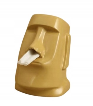 Pudełko etui na chusteczki Moai kamień - model 1
