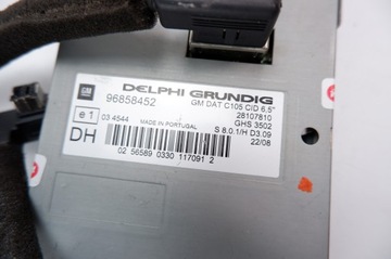 MODUL ŘÍZENÍ DISPLEJ OPEL ANTARA (06-15) 96858452