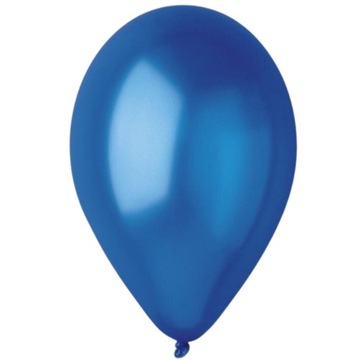 Balony metaliczne GRANATOWE 100szt 10
