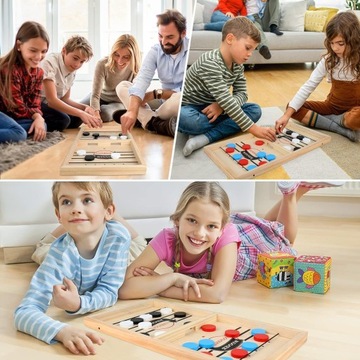 KETIEE Fast Sling Puck Game классические боевые настольные игры для детей