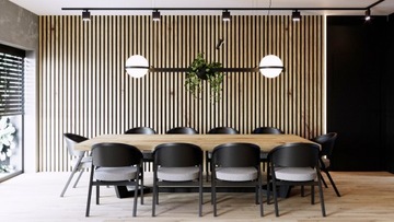 Планки из африканского дуба/Вертикальные планки