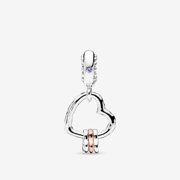 Zawieszka Pandora Moments Charms Iluminacja Serc