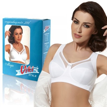 Biustonosz miękki Viki 582 Maja biały 85G