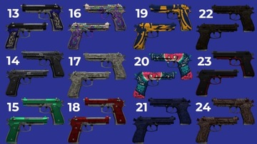 ДВОЙНОЙ СКИН БЕРЕТТЫ ОРУЖИЕ COUNTER-STRIKE IRL для подвешивания ПОДАРОК ​​ПОДАРОК
