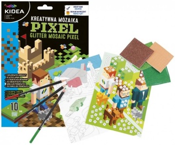 KREATYWNA MOZAIKA PIXEL GAME PIKSELE 5 ARKUSZY KID