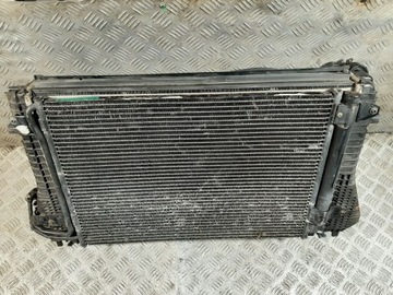 VW GOLF VI 1.4 TSI 09R КОМПЛЕКТ ВОДООХЛАДИТЕЛЯ КОНДИЦИОНЕРА