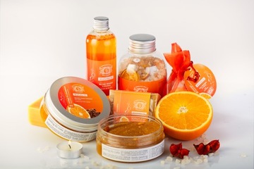 Мыло с кристаллами соли Сочный апельсин