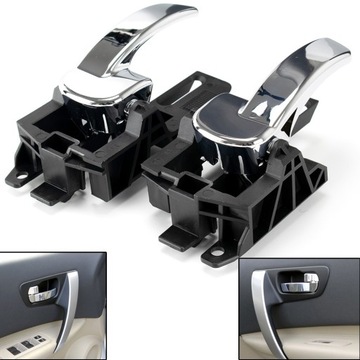 РУЧКА ДВЕРНАЯ NISSAN QASHQAI CHROME J10 07-13 2 шт.