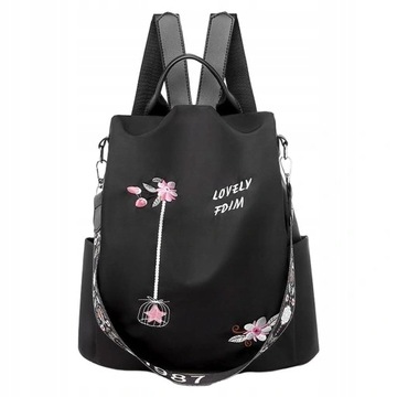 Plecak damski Casual Oxford Cloth Backpack Flower
