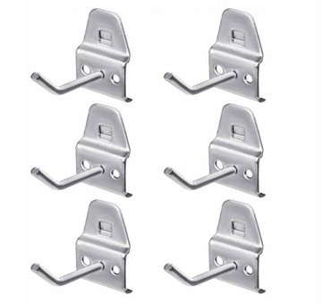 Zestaw haków pojedynczych małych - 6 szt