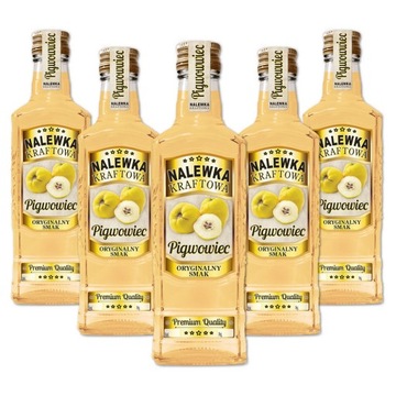 16x ETYKIETA MOSKWA 250ml - Nalewka Pigwowiec