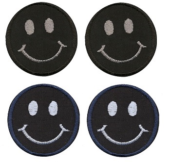 Набор SM-нашивок для брюк, нашивка-смайлик, термонаклейка, аппликация PL