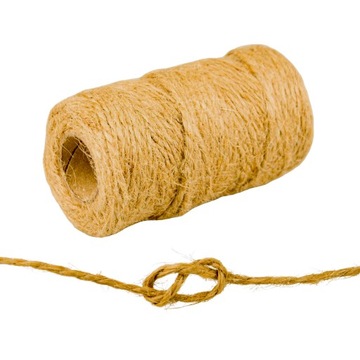 Nici jutowe dratwa sznurek sznur szpagat 100g ozdobny