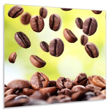 Panel szklany hartowany 60x60 Ziarna kawy + KLEJ