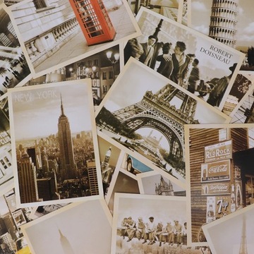 32 шт., набор открыток на память в классическом знаменитом европейском стиле в винтажном стиле, гр.