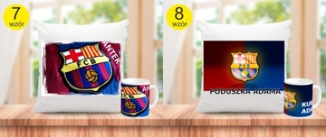 КОМПЛЕКТ FC BARCELONA ПОДУШКА + КРУЖКА + ИМЯ
