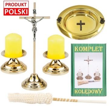 *PROSTY* ZŁOTY ZESTAW KOMPLET KOLĘDOWY kolęda pasyjka