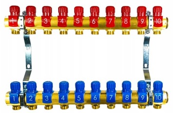 Rozdzielacz 10 sekcjI do grzejników c.o.