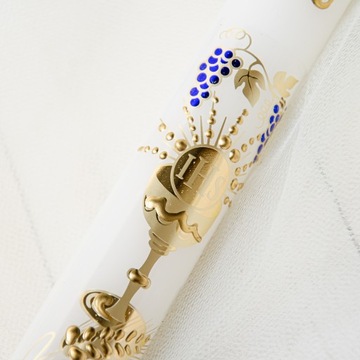 ПРИЧАСТНИЧЕСКАЯ СВЕЧА, ручная работа, различные узоры