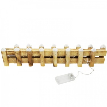 Зимний городок, вертеп, забор со снегом и светодиодами