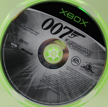 007 EVERYTHING OR NOTHING XBOX