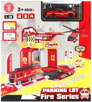 Parking Straż metalowe plus akcesoria MEGA CREATIVE