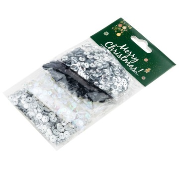 НАБОР ПАЙЕТОК ДЛЯ УКРАШЕНИЯ ДЕКОРАТИВНЫЕ ЛОМАНЫЕ ПАЙЕТКИ 6ММ ДЕКОРАТИВНЫЕ Х4 ЦВЕТА