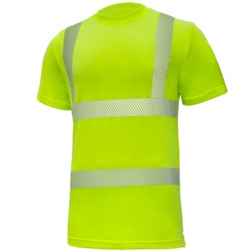 Koszulka robocza t-shirt ODBLASKOWA ostrzegawcza T-ref r. XL