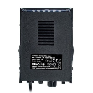 Eurolite LED Disco Strobe белый Звуковой мини светодиодный стробоскоп