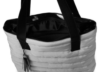 ЖЕНСКАЯ СТЕГАНАЯ СУМКА SOLOME GREY SHOPPER BAG