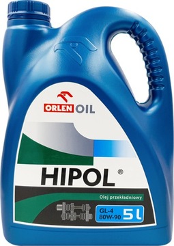 ORLEN OIL HIPOL OLEJ PRZEKŁADNIOWY GL-4 80W90 5L