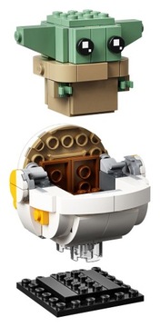 LEGO 75317 BrickHeadz Star Wars Мандалорец и Мандалорский ребенок НОВИНКА