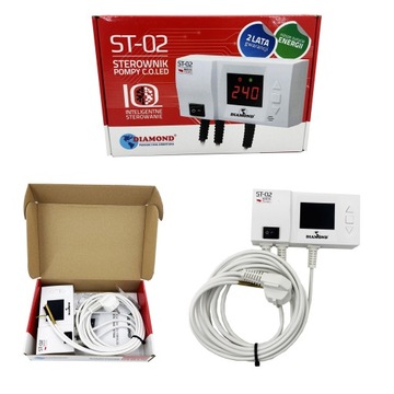 DIAMOND sterownik regulator pompy C.O. ST-02 LED