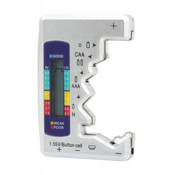 TESTER MIERNIK BATERII D C N AAA AA 9V 1.5V
