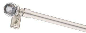 MINI KARNISZ ZAZDROSTKA CRYSTAL 120-200 cm SATYNA