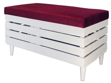 PUFA GLAMOUR schowek taboret pufa wymiar 100 DUŻA