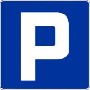 Znak D-18 Parking - Naklejka Foliowa