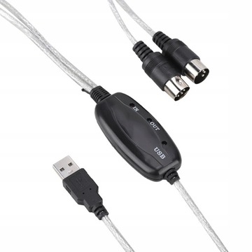 MIDI-ИНТЕРФЕЙС USB ДВУХСТОРОННИЙ MIDI-КАБЕЛЬ