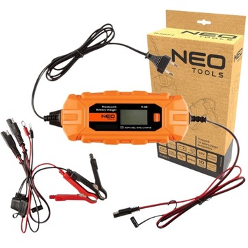 NEO АВТОМАТИЧЕСКОЕ ВЫПРЯМИТЕЛЬНОЕ ЗАРЯДНОЕ УСТРОЙСТВО 12В 10А/160ВТ ДЛЯ АККУМУЛЯТОРОВ 11-893-1