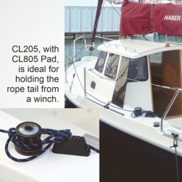 CLEAT CL 205L 10-16 мм рифленый ClamCleat
