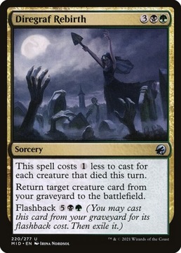 Karta Magic: The Gathering Diregraf Rebirth MID