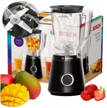 Blender kielichowy Bosch MMB6141B 1200W Stalowe ostrze