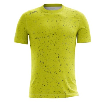 Koszulka treningowa jony srebra męska T-shirt Ag żółta limonka neon Cuna M